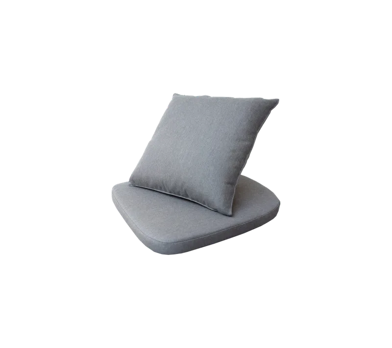 Moments chair, Cushion set de Cane-line en Grey, Natté - – photo du produit 2 sur 2