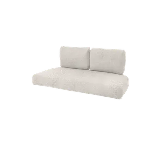 Nest 2-seater sofa, Cushion set von Cane-line in White, Scent – Produktfoto 2 von 2