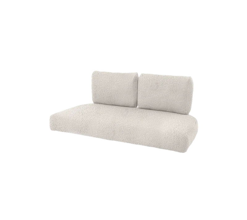Nest 2-seater sofa, Cushion set von Cane-line in White, Scent – Produktfoto 2 von 2