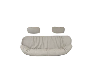 Hive 2-seater sofa, Cushion set by Cane-line in Desert sand, Rise w/QuickDry & Airflow – product photo 3 of 3