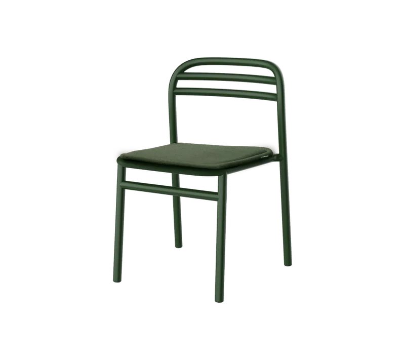Bliss chair van Cane-line in Dark green, aluminium, Light green, Delight w/QuickDry & Airflow – productfoto