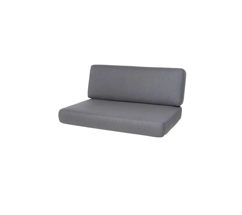 Savannah single seater module, Cushion set by Cane-line in Grey, Natté w/QuickDry & Airflow – product photo 2 of 2