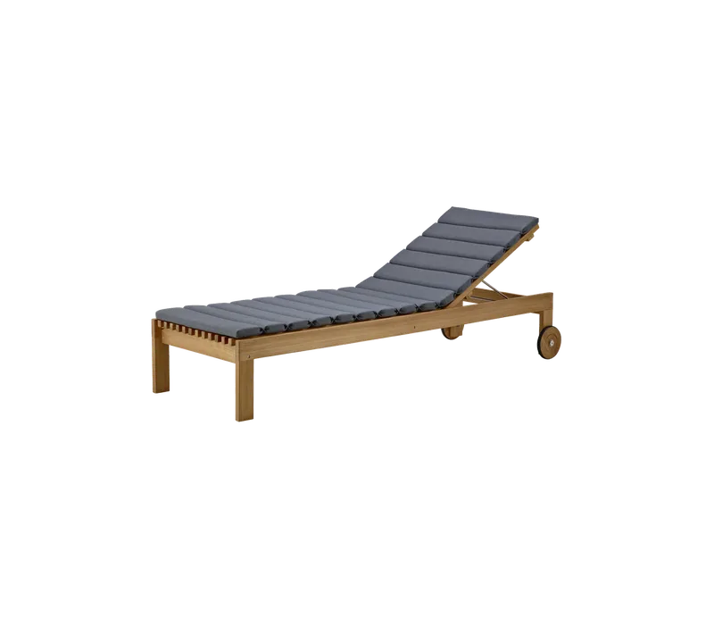 Amaze sunbed cushion von Cane-line in Grey, Natté w/QuickDry & Airflow – Produktfoto 1 von 2