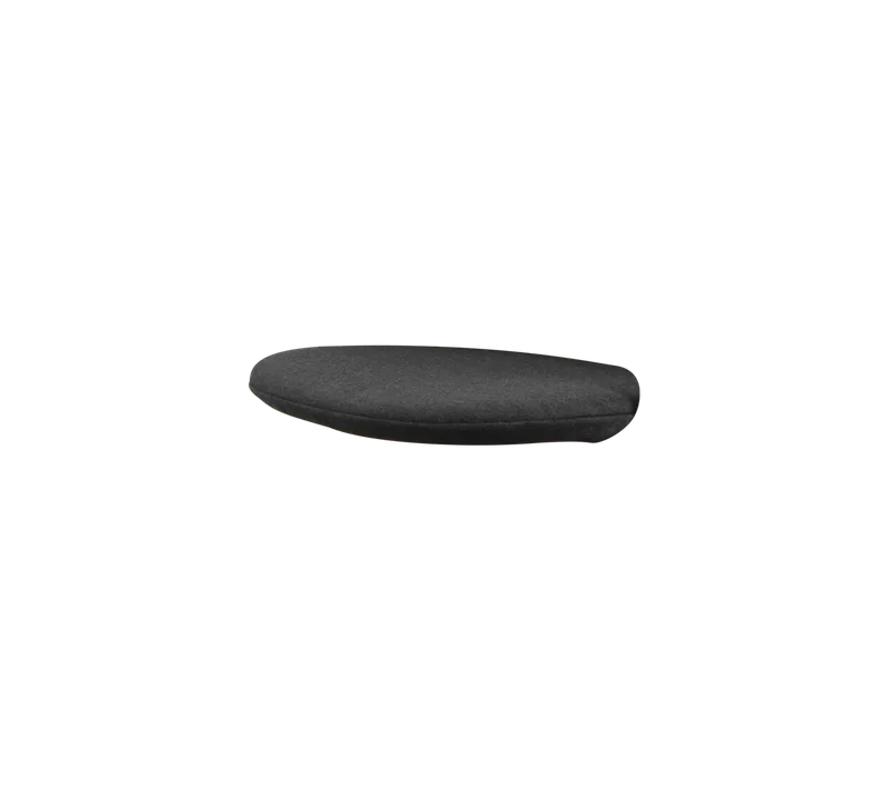 Choice chair seat cushion, outdoor von Cane-line in Black, Natté w/QuickDry & Airflow – Produktfoto