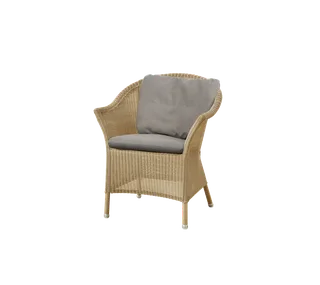 Lansing armchair, Back cushion by Cane-line in Taupe, Natté – product photo 1 of 2
