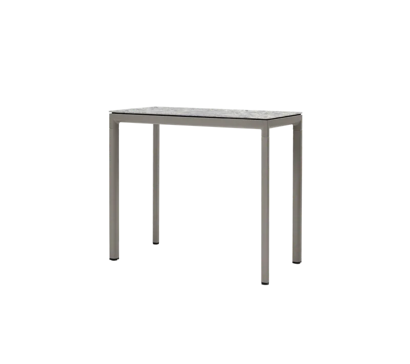 Drop bar table, 150x75 cm von Cane-line in Taupe, aluminium, Multi colour, ceramic – Produktfoto
