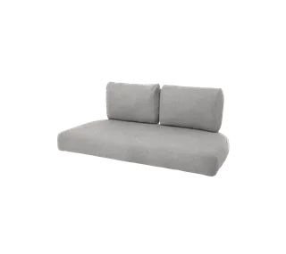 Nest 2-seater sofa, Cushion set by Cane-line in Light grey, Essence – product photo 2 of 2