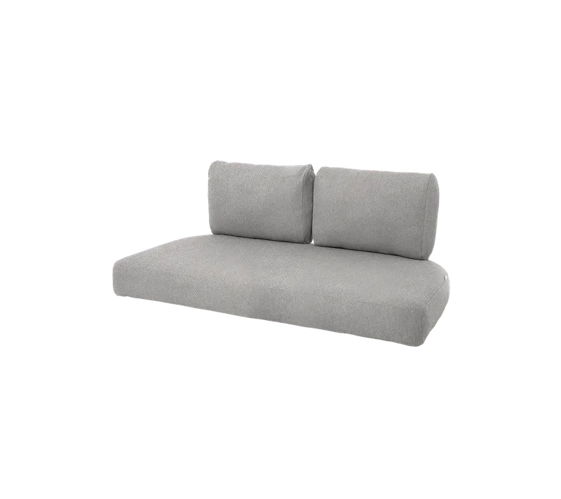 Nest 2-seater sofa, Cushion set by Cane-line in Light grey, Essence – product photo 2 of 2