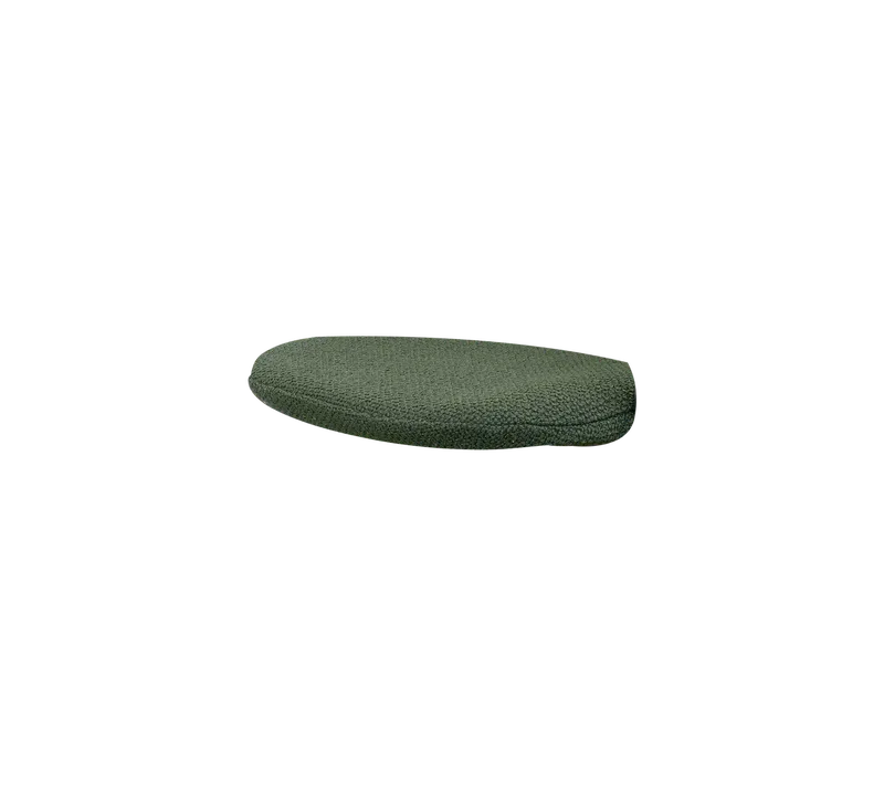 Choice chair seat cushion, outdoor by Cane-line in Dark green, Rise w/QuickDry & Airflow – product photo