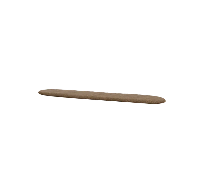Sticks bench, Cushion by Cane-line in Umber brown, Rise w/QuickDry & Airflow – product photo 2 of 2