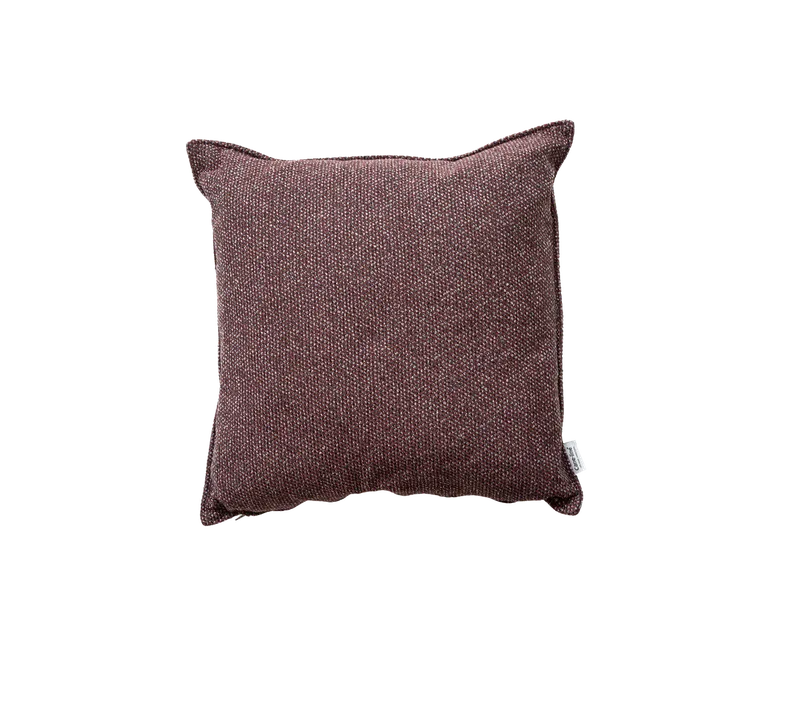 Wove scatter cushion, 50x50 cm by Cane-line in Dark bordeaux, Wove – product photo