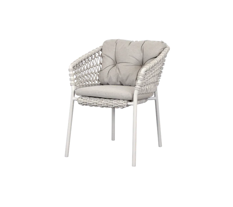 Ocean chair by Cane-line in Sand, round open Soft Rope, Sand, Natté – product photo