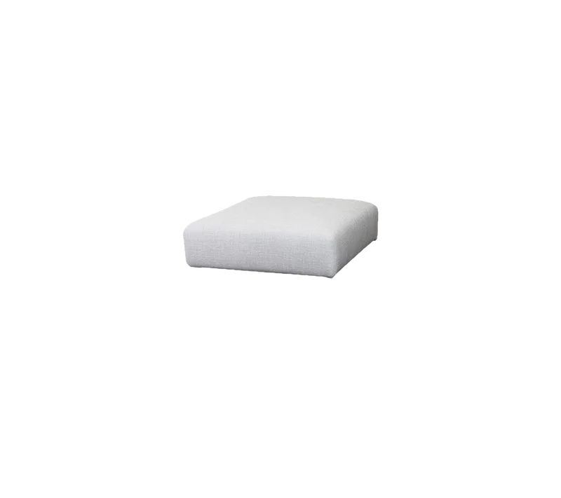 Aura seat module, single module, 3-sided mounting van Cane-line in Light grey, Ambience – productfoto 1 van 2