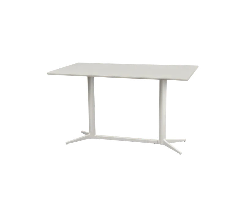 Drop café table by Cane-line in Sand, Aluminium, Sand, Aluminium – product photo