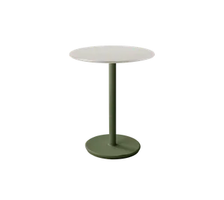 Go café table dia. 60 cm by Cane-line in Dark green, aluminium, Sand, Aluminium – product photo 2 of 2