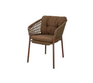 Ocean chair, Cushion set by Cane-line in Grey, Natté – product photo 1 of 2