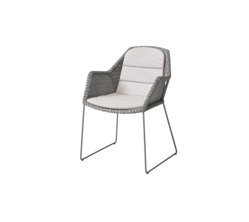 Breeze chair by Cane-line in Taupe, small round Weave, Sand, Natté – product photo