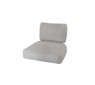 Nest lounge chair, Cushion set de Cane-line en Light grey, Essence – photo du produit 2 sur 2