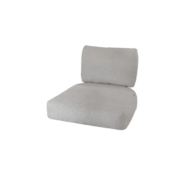 Nest lounge chair, Cushion set de Cane-line en Light grey, Essence – photo du produit 2 sur 2