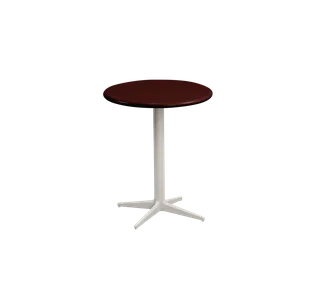 Drop café table dia. 45 cm van Cane-line in Sand, Aluminium, Burgundy, semi glossy aluminium – productfoto 2 van 2