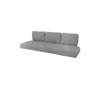 Nest 3-seater sofa, Cushion set by Cane-line in Light grey, Zen – product photo 2 of 2
