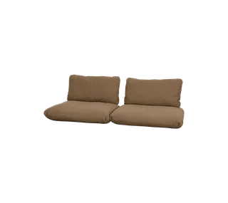 Sticks 2-seater sofa, Cushion set by Cane-line in Umber brown, Rise w/QuickDry & Airflow – product photo 2 of 2