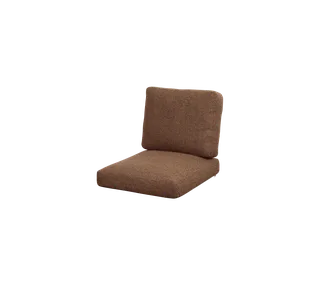 Chester lounge chair, Cushion set by Cane-line in Umber brown, Rise w/QuickDry & Airflow – product photo 2 of 2