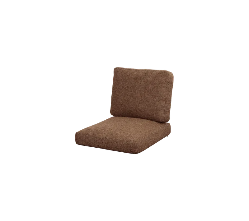 Chester lounge chair, Cushion set by Cane-line in Umber brown, Rise w/QuickDry & Airflow – product photo 2 of 2