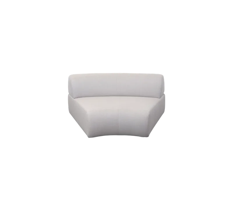 Mellow sofa center module van Cane-line in Sand, AirTouch w/QuickDry & Airflow – productfoto
