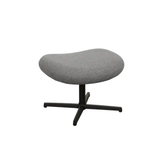 Pace footstool van Cane-line in Light grey, Zen, Black, aluminium – productfoto 2 van 2