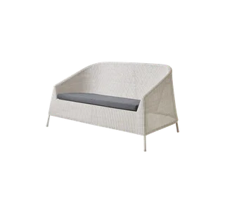 Kingston 2-seater sofa by Cane-line in Sand, small round Weave, Black, Natté w/QuickDry & Airflow – product photo 2 of 2