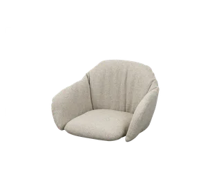 Stay chair, Cushion set de Cane-line en Desert sand, Rise w/QuickDry & Airflow – photo du produit 2 sur 2