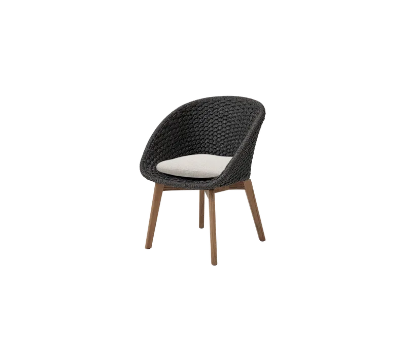 Peacock chair, Cushion by Cane-line in Desert sand, Rise – product photo