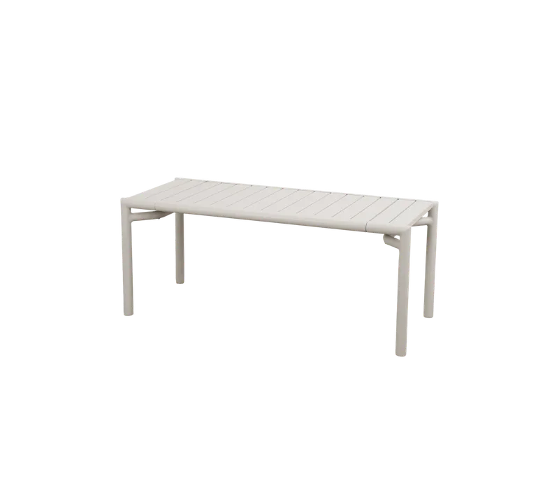Bliss coffee table/bench de Cane-line en Sand, Aluminium – photo du produit