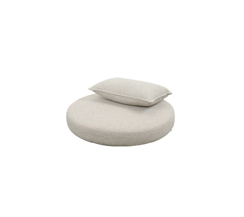 Kingston sunchair, Cushion set by Cane-line in Desert sand, Rise w/QuickDry & Airflow – product photo