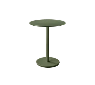 Go café table dia. 60 cm van Cane-line in Dark green, aluminium, Dark green, aluminium – productfoto 2 van 2