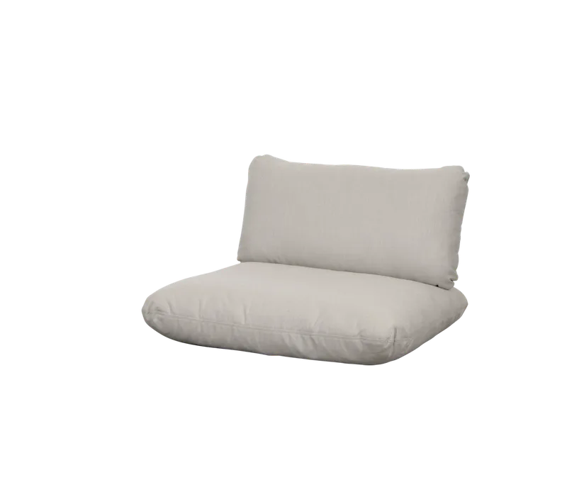 Sticks lounge chair, Cushion set van Cane-line in Sand, Natté w/QuickDry & Airflow – productfoto 2 van 2