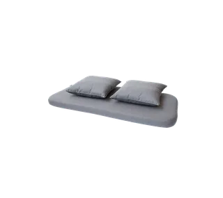 Moments bench, Cushion set by Cane-line in Grey, Natté – product photo 1 of 2