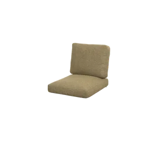Chester lounge chair, Cushion set von Cane-line in Turmeric yellow, Rise w/QuickDry & Airflow – Produktfoto 2 von 2
