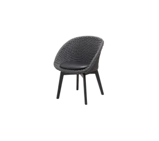 Peacock chair, Cushion by Cane-line in Black, leather – product photo 1 of 2