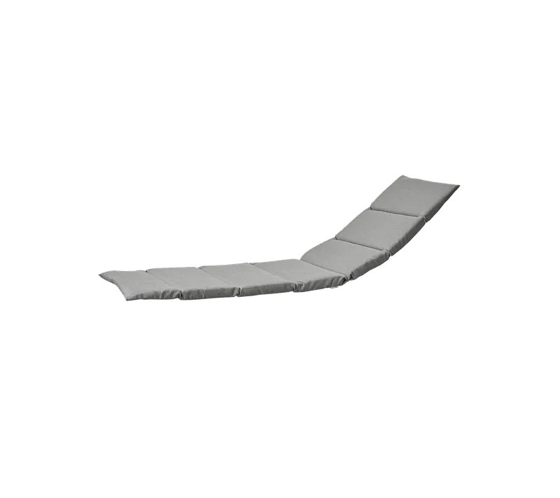 Escape sunbed, Cushion by Cane-line in Grey, Natté w/QuickDry & Airflow – product photo