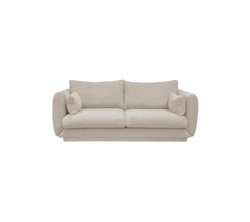 Bloom 2-seater sofa w/plinth by Cane-line in Sand, Emmi – product photo