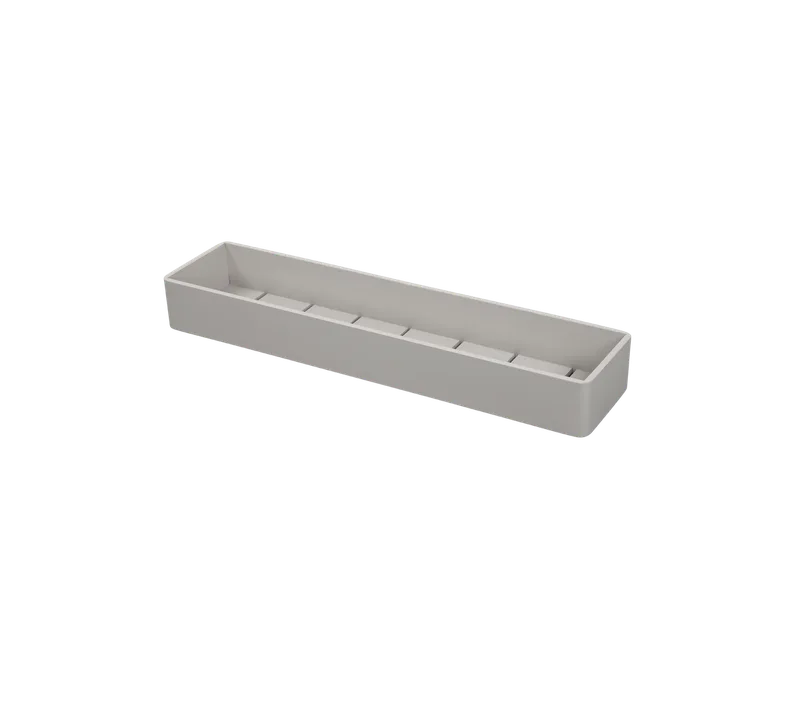 Club storage box by Cane-line in Sand, Aluminium – product photo