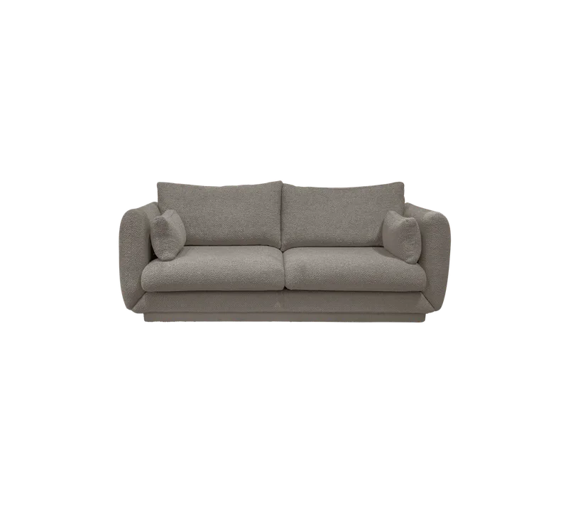 Bloom 2-seater sofa w/plinth de Cane-line en Light brown, Essence – photo du produit