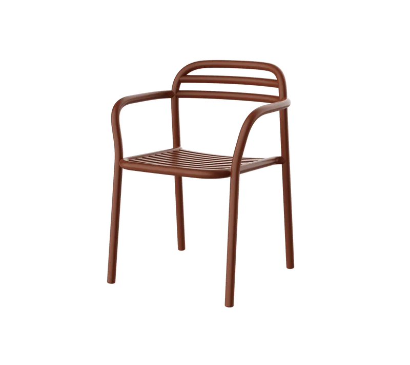 Bliss armchair de Cane-line en Desert red, aluminium, Aucun – photo du produit