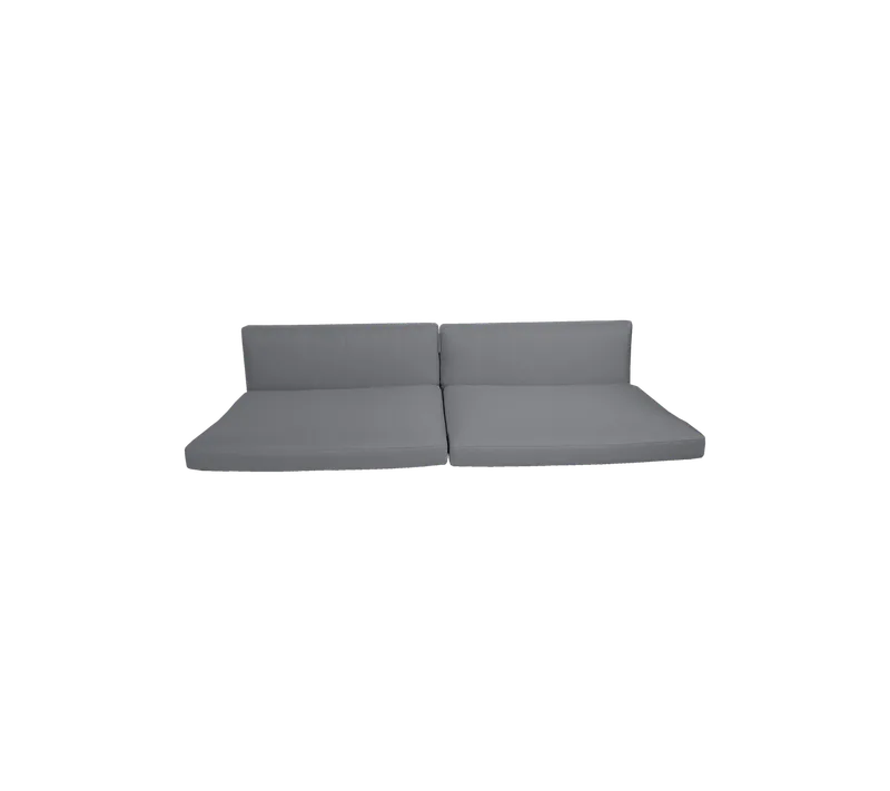 Connect 3-seater sofa, Cushion set von Cane-line in Grey, Natté w/QuickDry & Airflow – Produktfoto 2 von 2