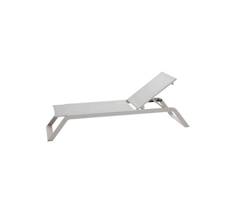 Siesta sunbed de Cane-line en Sand, Aluminium, Aucun – photo du produit 2 sur 2