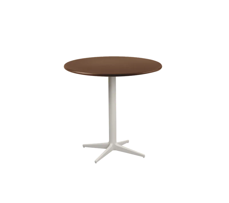 Drop café table dia. 60 cm by Cane-line in Sand, Aluminium, Desert red, aluminium – product photo
