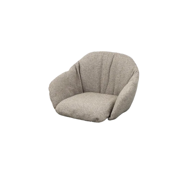 Stay chair, Cushion set by Cane-line in Light brown, Rise w/QuickDry & Airflow – product photo 2 of 2