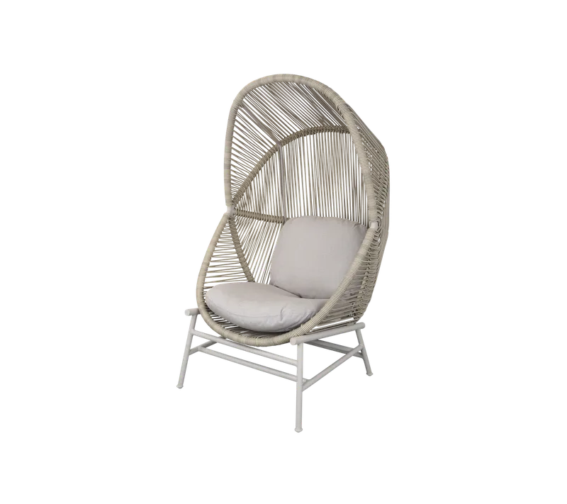 Hive chair von Cane-line in Sand, small round core Weave, Sand, Aluminium, Sand, AirTouch w/QuickDry & Airflow – Produktfoto